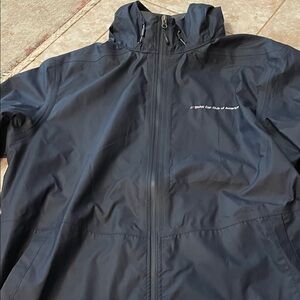 BMW Car Club of America Men's Navy Lightweight Rain Jacket